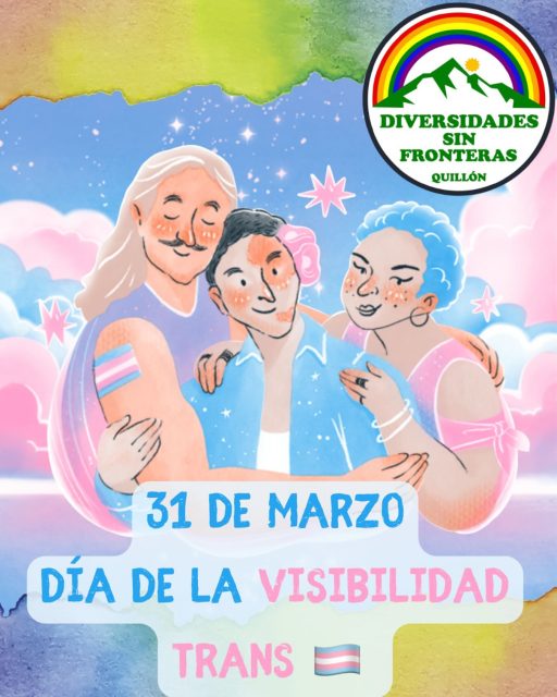 31 DE MARZO, DÍA DE LA VISIBILIDAD TRANS 🏳️‍⚧️ 

Para comprender primero qué es la transexualidad debemos saber lo siguiente:

La transexualidad es una identidad de género en la que una persona se identifica y vive con un género diferente al que se le asignó al nacer. Muchas personas transexuales optan por hacer una transición social, médica o ambas para alinear su identidad de género con su cuerpo y su vida cotidiana.

La transición puede incluir cambios en la apariencia, el uso de un nombre y pronombres acordes con su identidad, terapia hormonal y, en algunos casos, cirugías de afirmación de género. Sin embargo, no todas las personas transexuales desean o pueden acceder a tratamientos médicos, y su identidad sigue siendo válida independientemente de estos cambios.

Es importante respetar la identidad de género de cada persona y reconocer que la transexualidad no es una enfermedad ni un trastorno, sino una parte natural de la diversidad humana.

Aprovechamos este día para dar a conocer nuestra página web 🙌🏻🌈

https://www.diversidadessinfronteras.cl 

En ella encontrarás más información sobre la historia y lucha sobre la visibilidad trans y mucho más.

Visitamos!!!!